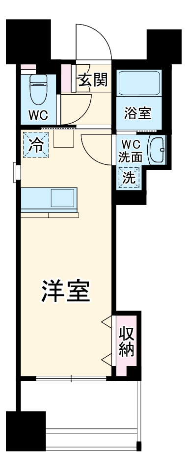 TOPAZ本厚木の間取り