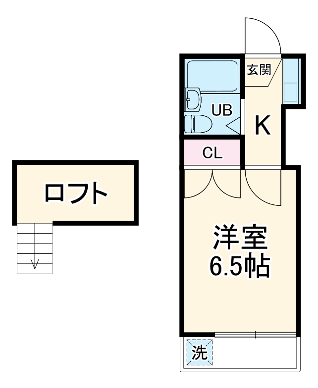 ウッディ藤沢の間取り