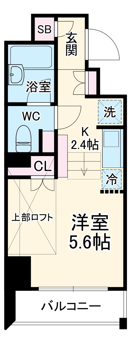 ヨネビル港北の間取り