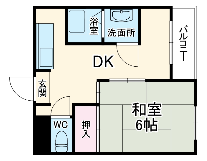 ハイツ出口の間取り