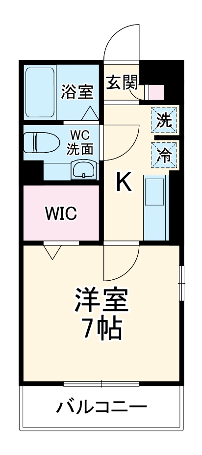 ベルソス高倉 Aの間取り