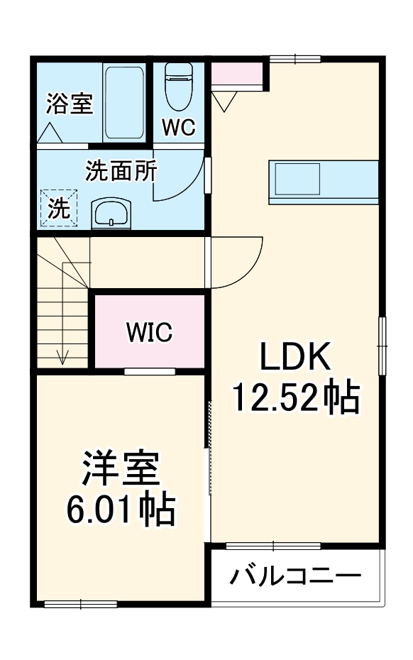 AFC RESIDENCE見付Aの間取り