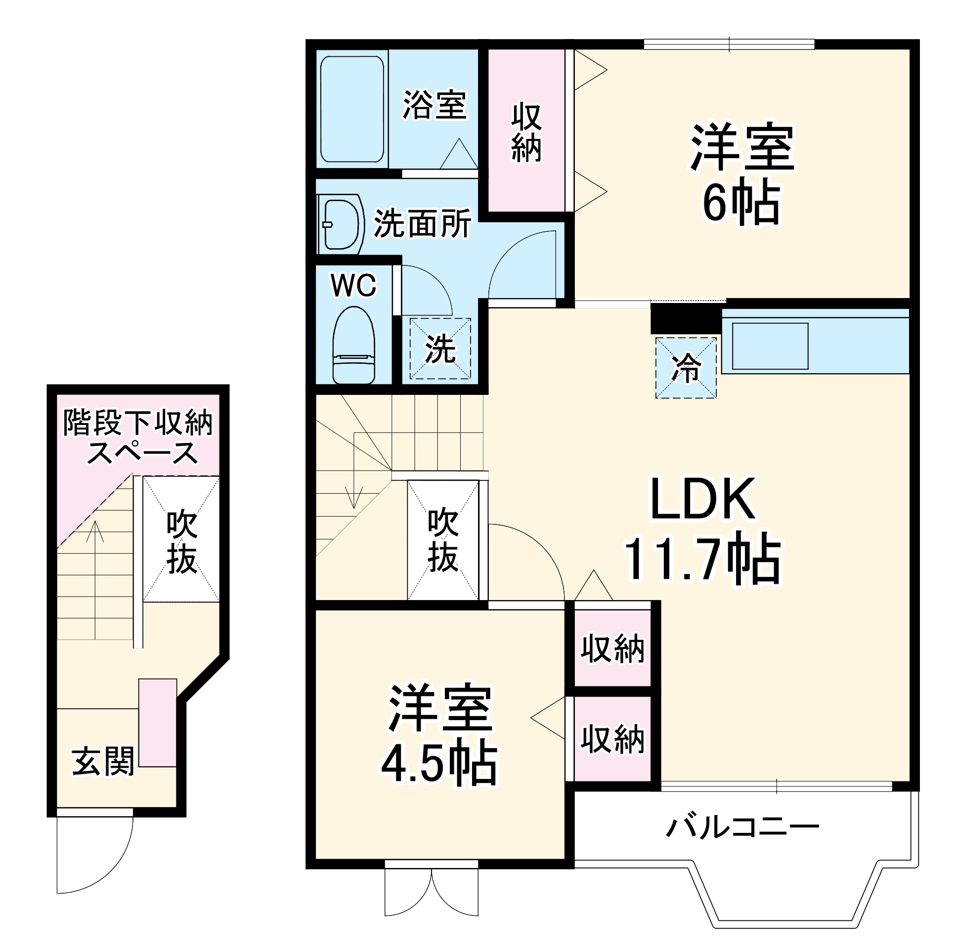 メゾンラフィネの間取り
