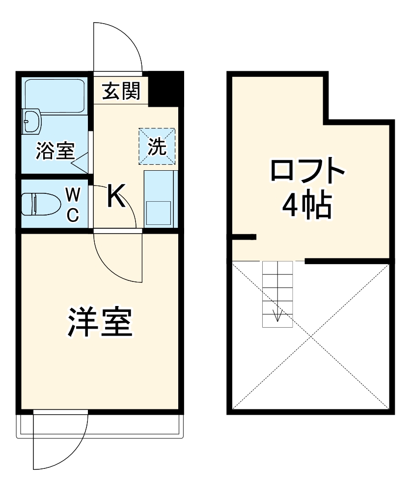新子安ヒルズの間取り
