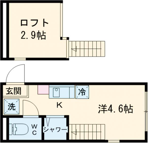 エスタディオ北千住の間取り