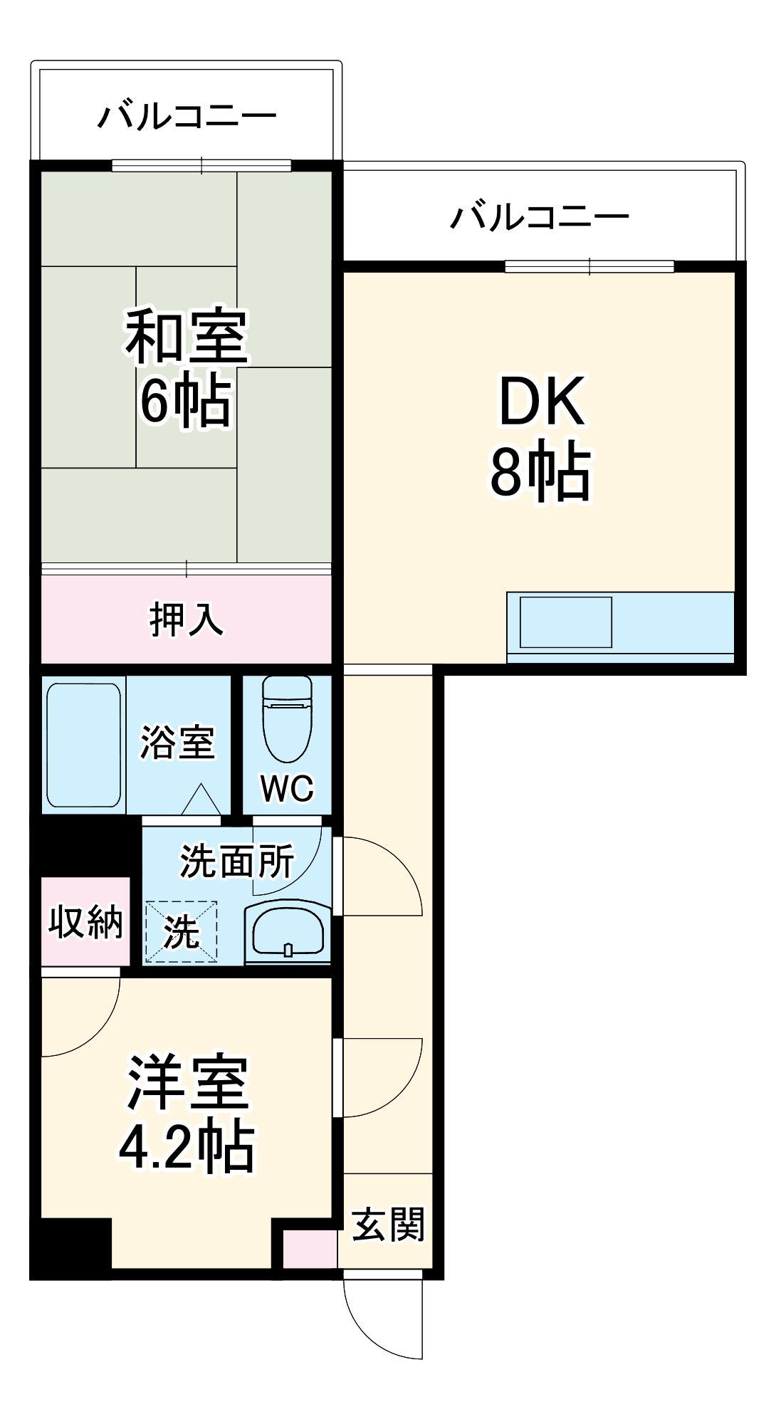 ふじみマンションの間取り