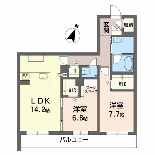 ラッフィナートの間取り