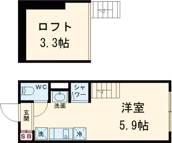 Celeste Bleuの間取り