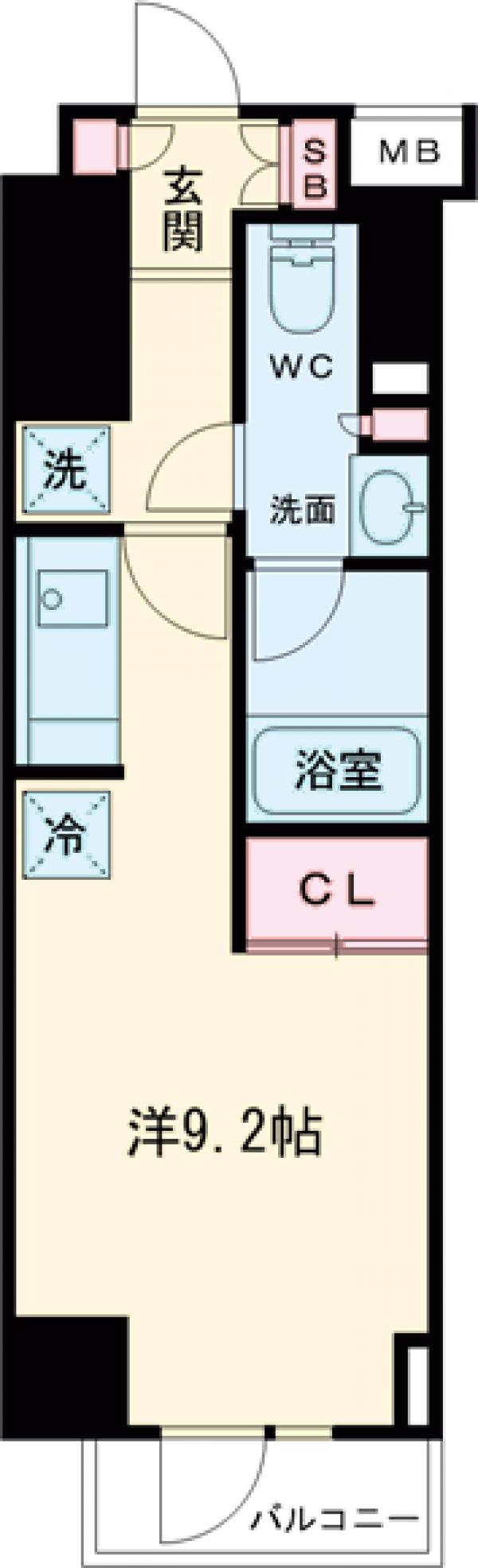 パークアクシス成増二丁目の間取り