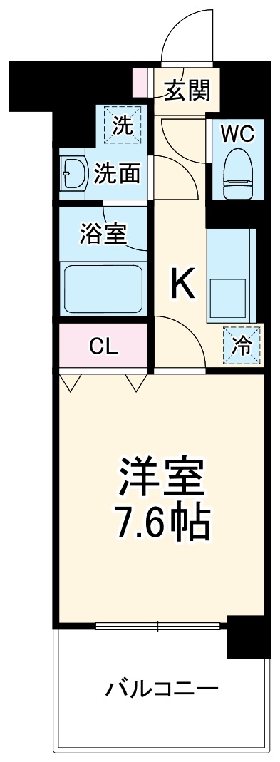 Clochette Nakamotoの間取り