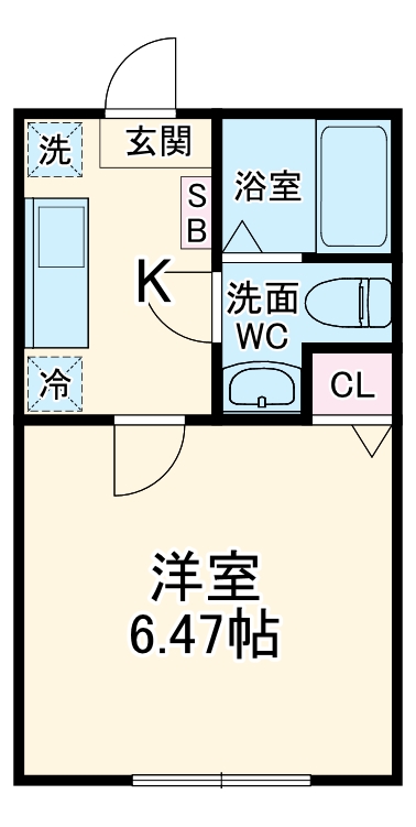 セテル新大津の間取り