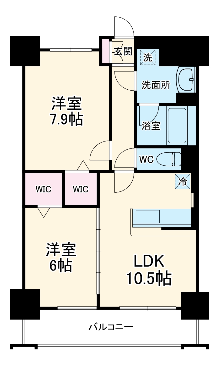 Dendriteの間取り