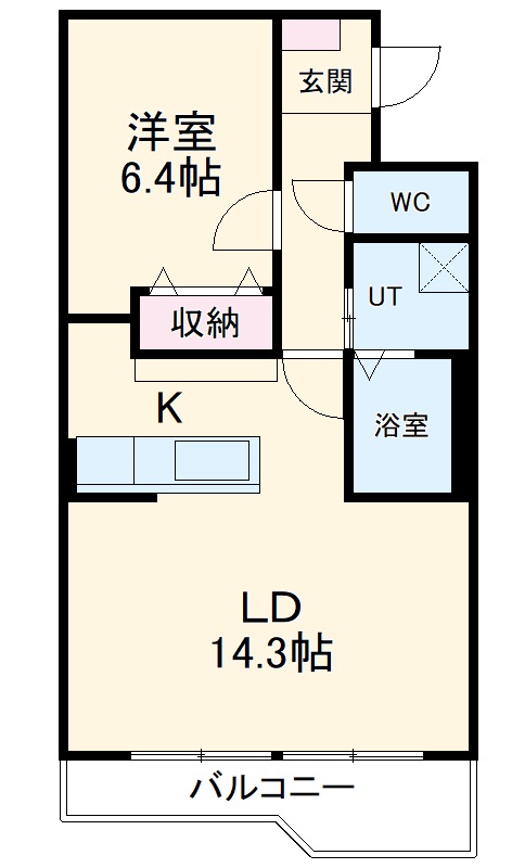 サンデンハイツの間取り