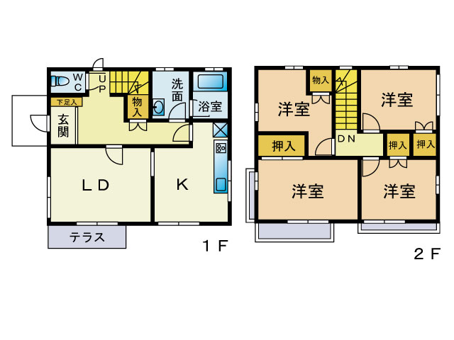 フィオーレAの間取り