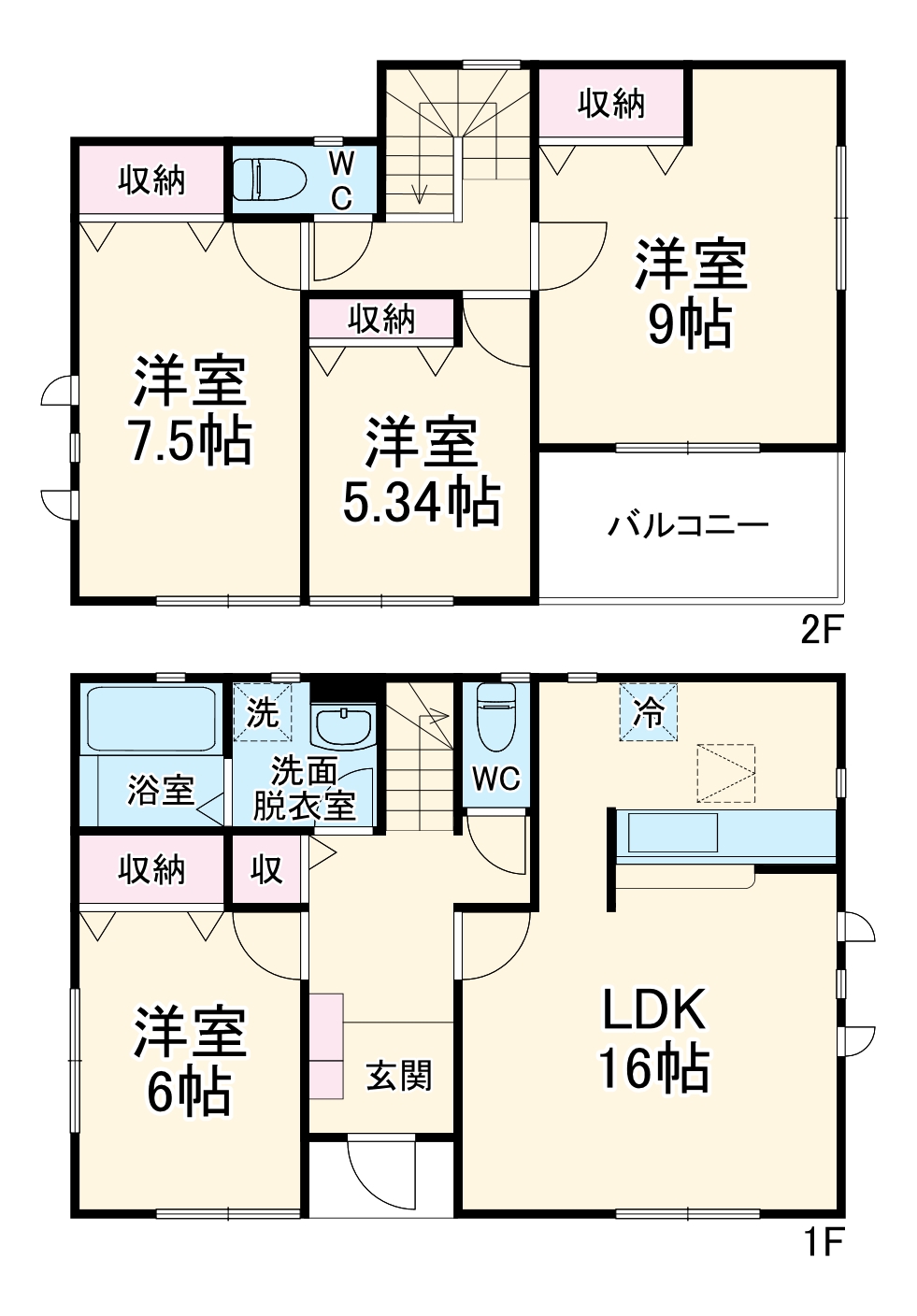 マイホームネクスト鴻巣登戸2号棟の間取り