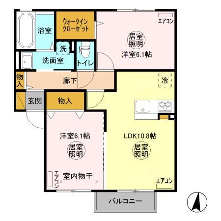 グランマーレ Nの間取り