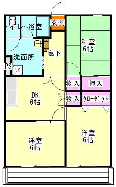 欅マンションの間取り