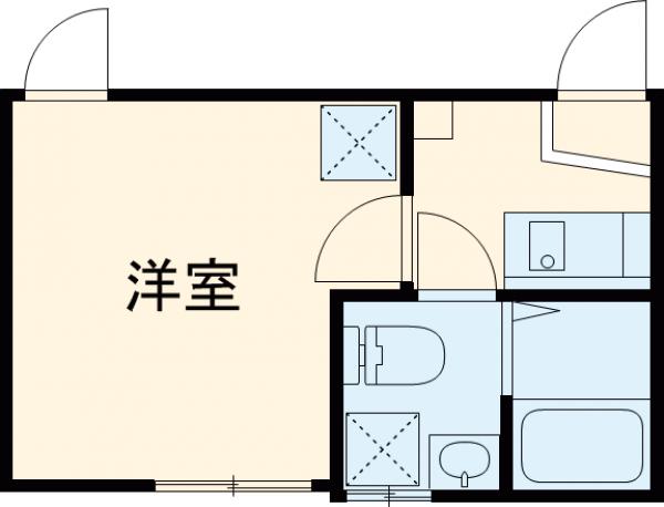東四つ木の完工年月(2024年8月)築の賃貸アパートの間取り