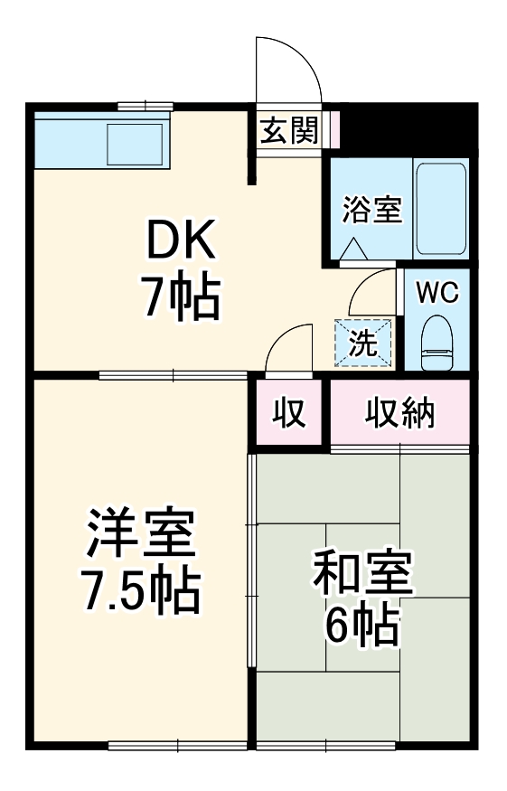 クレストパレス参番館の間取り