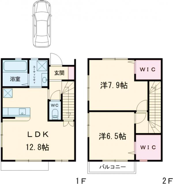 フジハイムの間取り