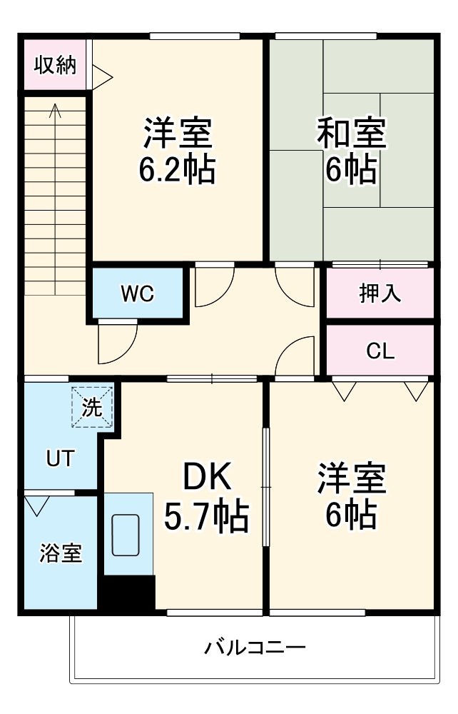 ハイステージ・アンの間取り