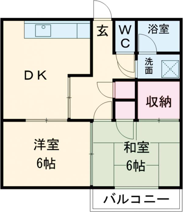 篠原マンションの間取り