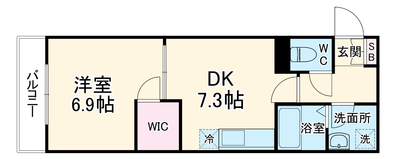 シエーナ松波Ⅱの間取り