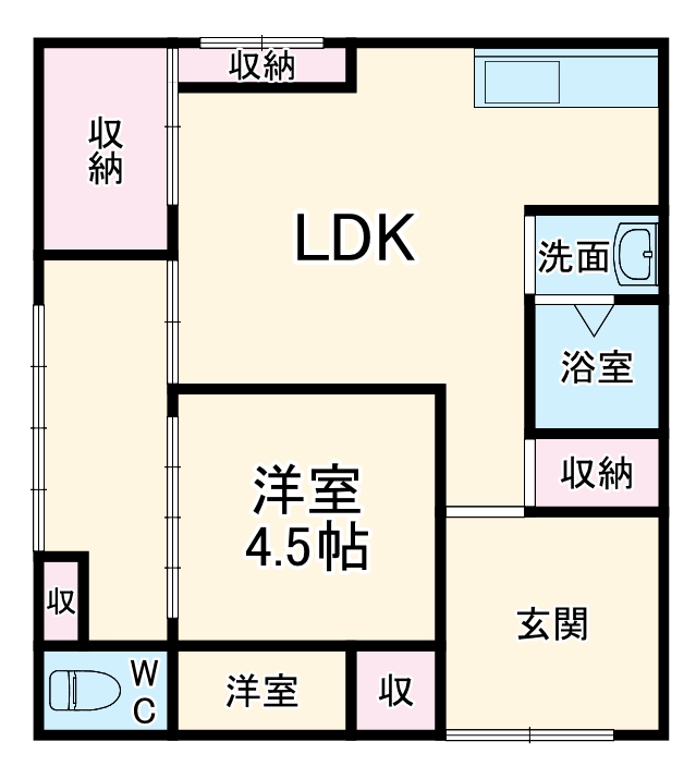 古の香邸の間取り