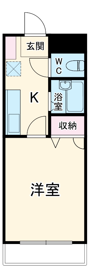 サンライズ新城の間取り