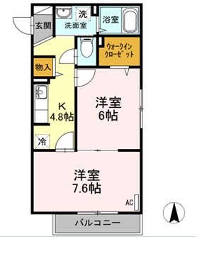 ジュネスⅡの間取り