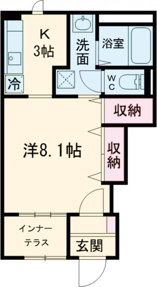 ビオルネ 奏(VIE.ORNER~KANADE~)の間取り