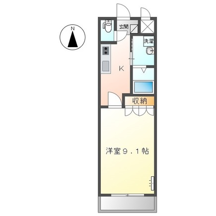エクセレンスハイム仁田駅前の間取り