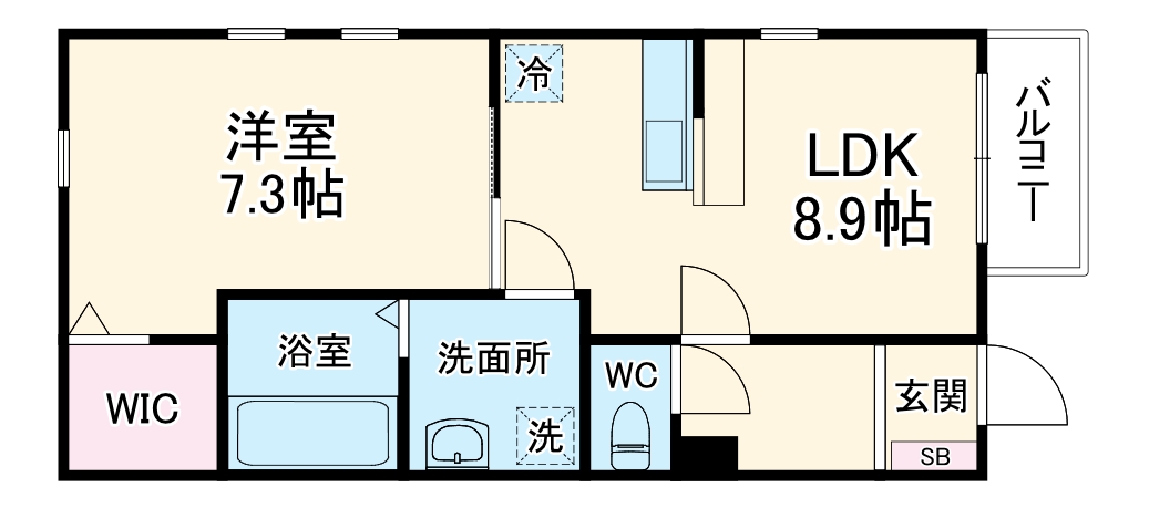 ハーミットクラブハウストゥギャザー衣笠の間取り