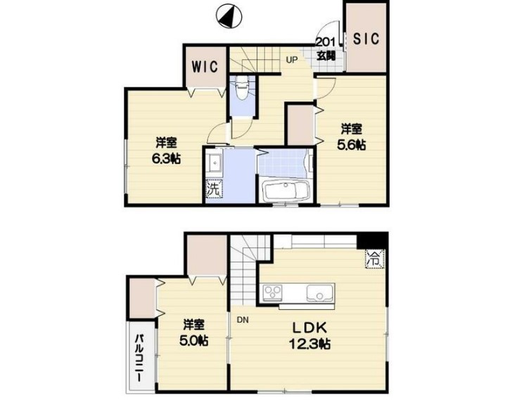 Cipresso(チプレッソ)の間取り