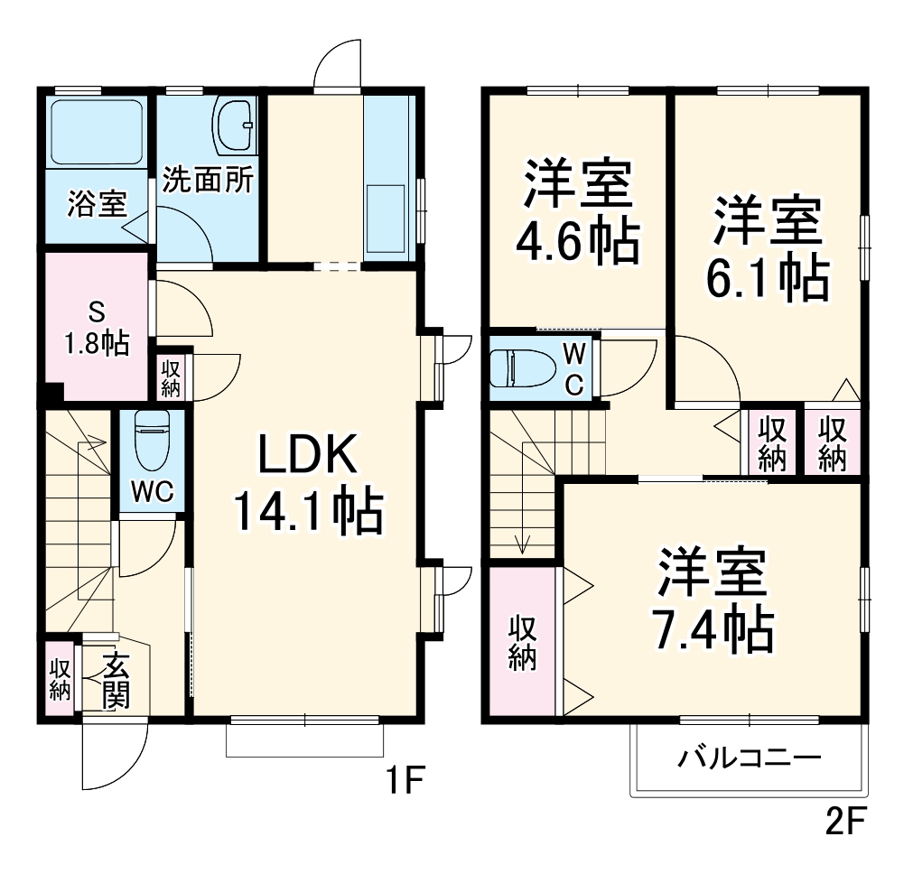 メルシーパルの間取り