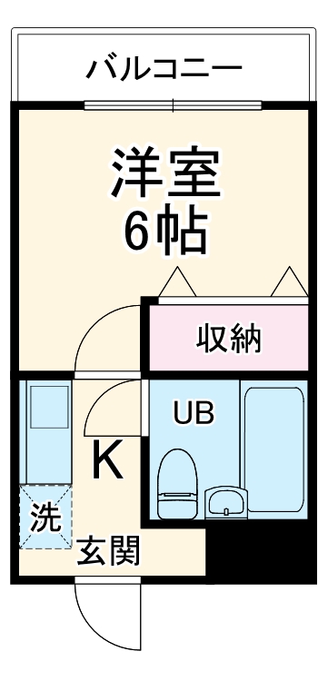 フレンドポート淵野辺第5の間取り