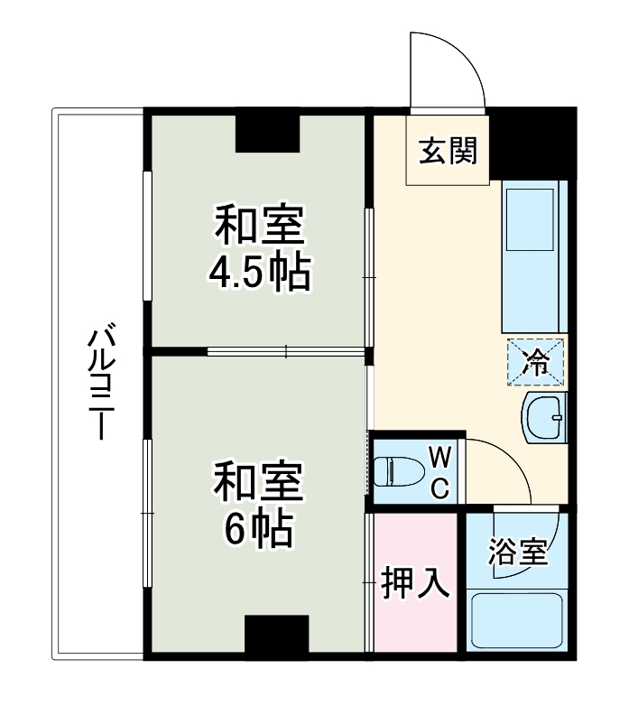 ハイツ丸栄の間取り