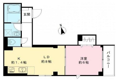 オークレール上落合の間取り