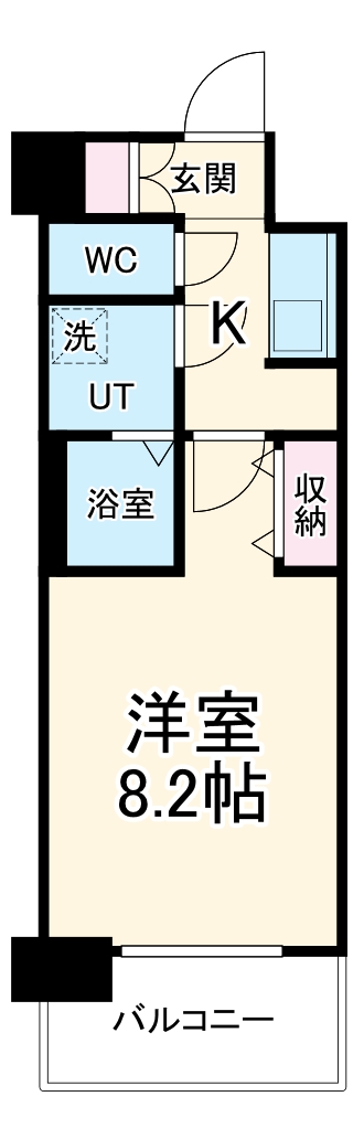 メイクス名駅太閤の間取り