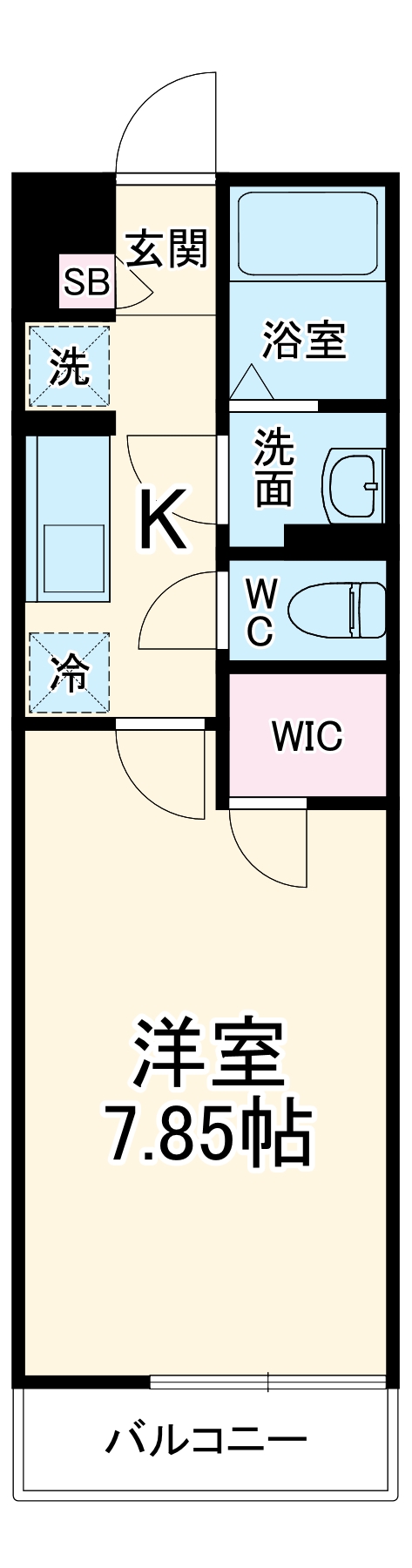 リブリ・中浦和Ⅱの間取り