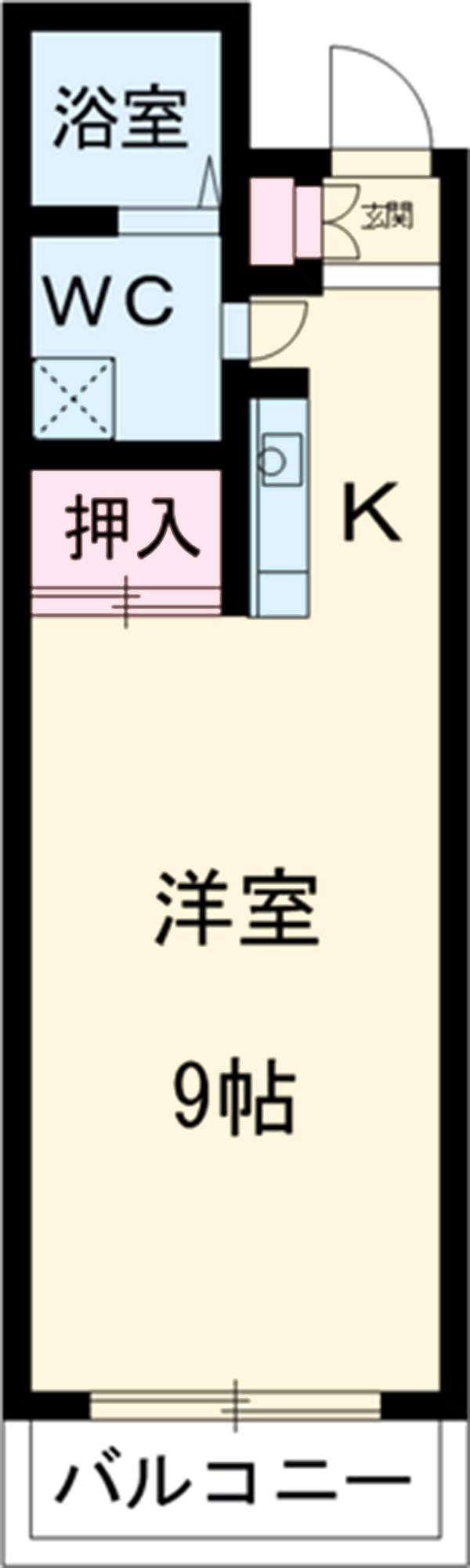 レディース徳川の間取り