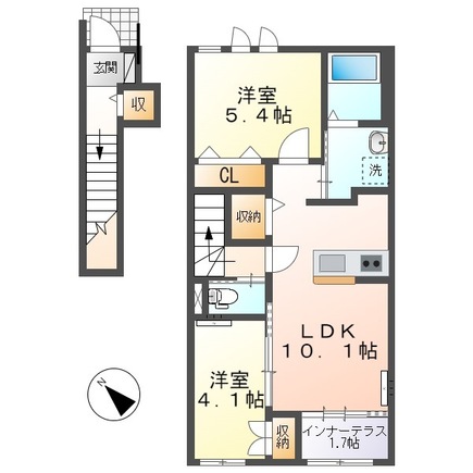 ジュヌモンドの間取り