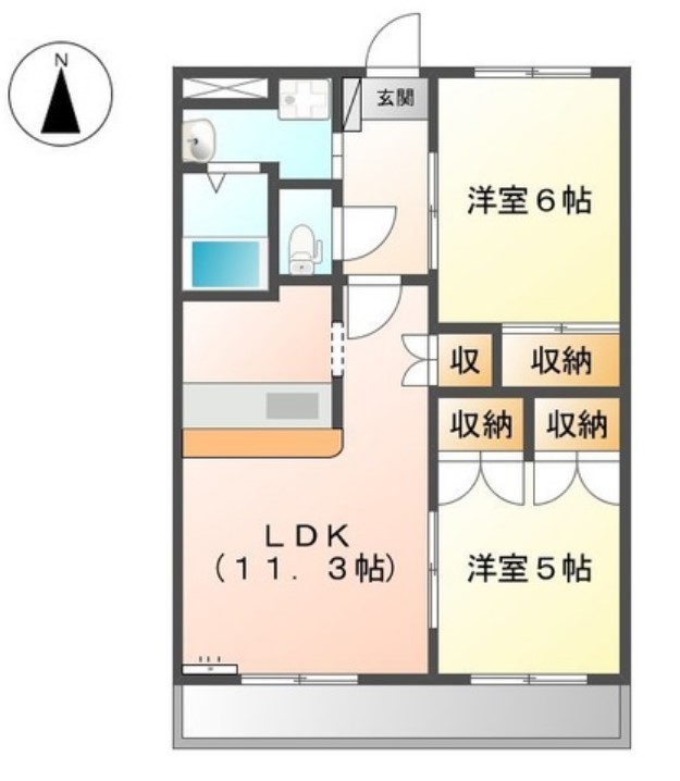 エクセレンスSの間取り