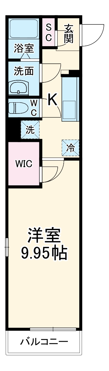 リブリ・中浦和Ⅱの間取り