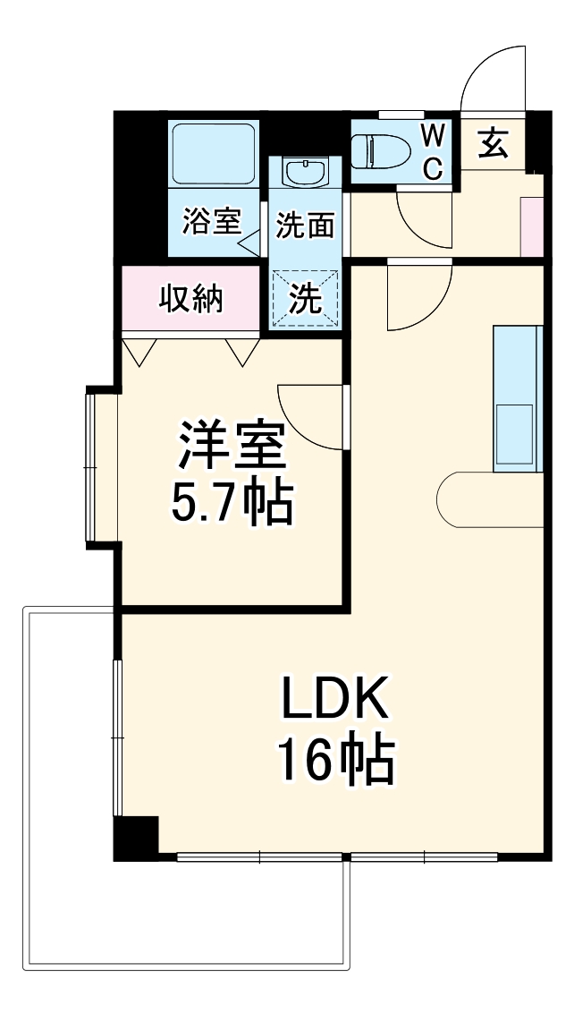 サンステージプラムの間取り