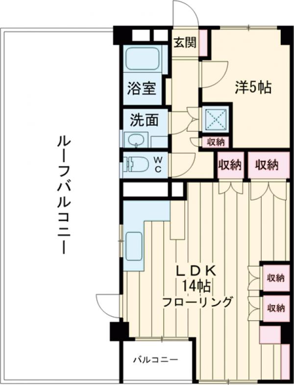 迦葉武蔵野第3マンションの間取り