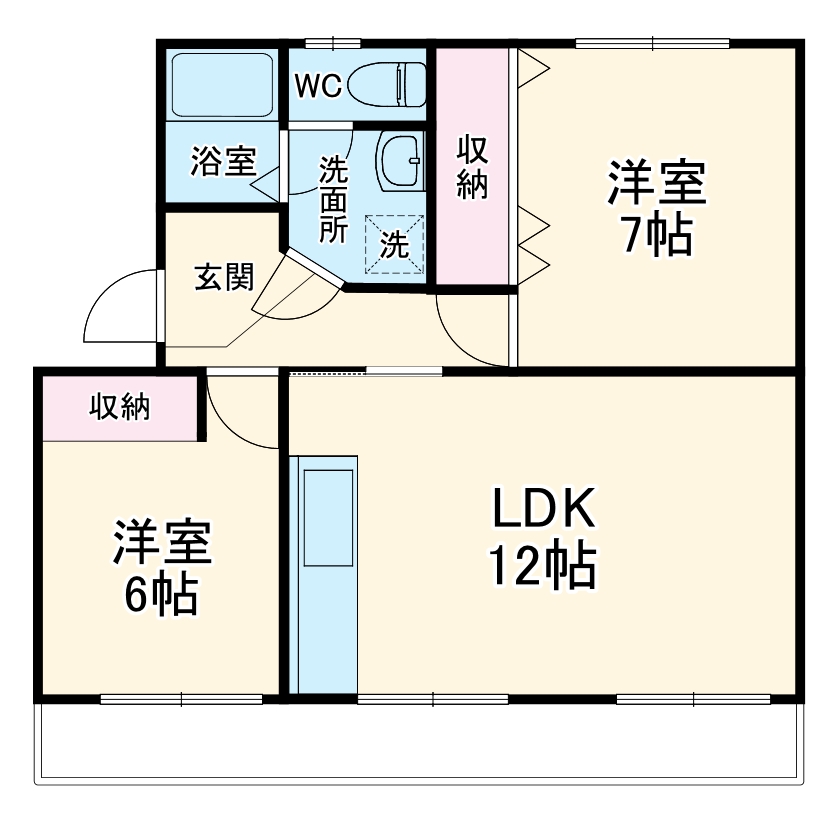 鈴春ハイツの間取り