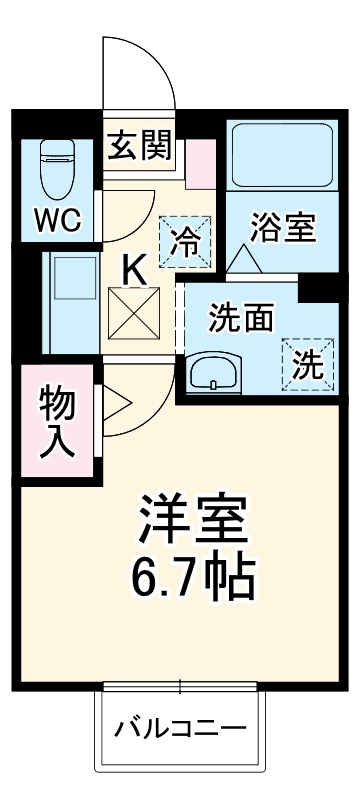 サンハウスナカノⅠの間取り