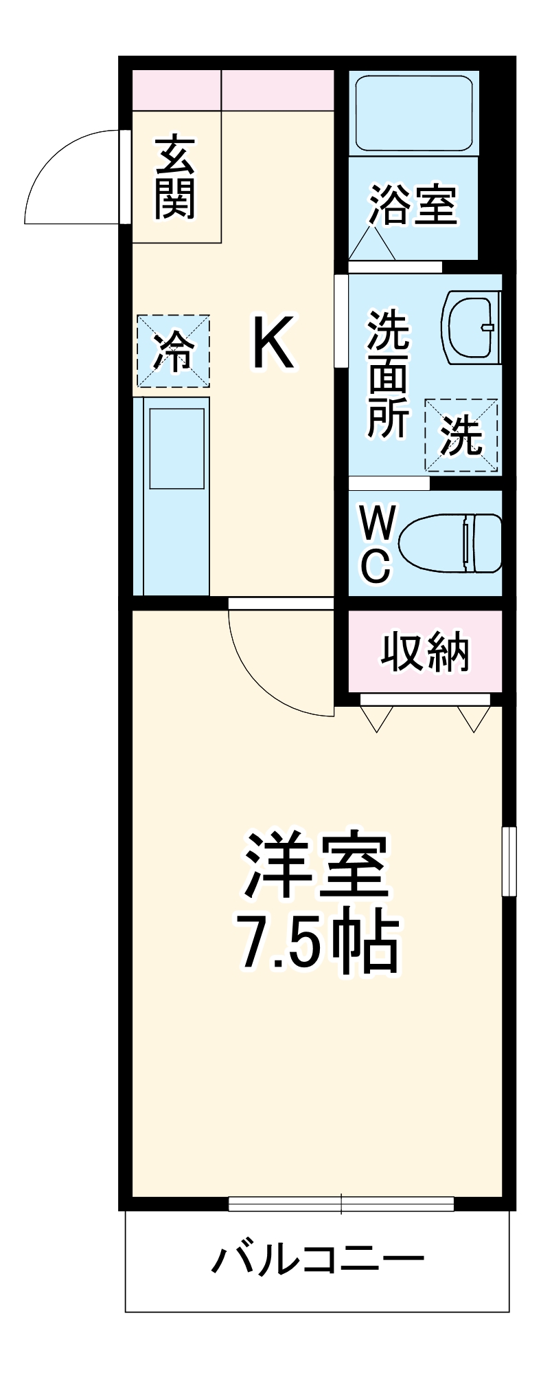 ベイシティの間取り