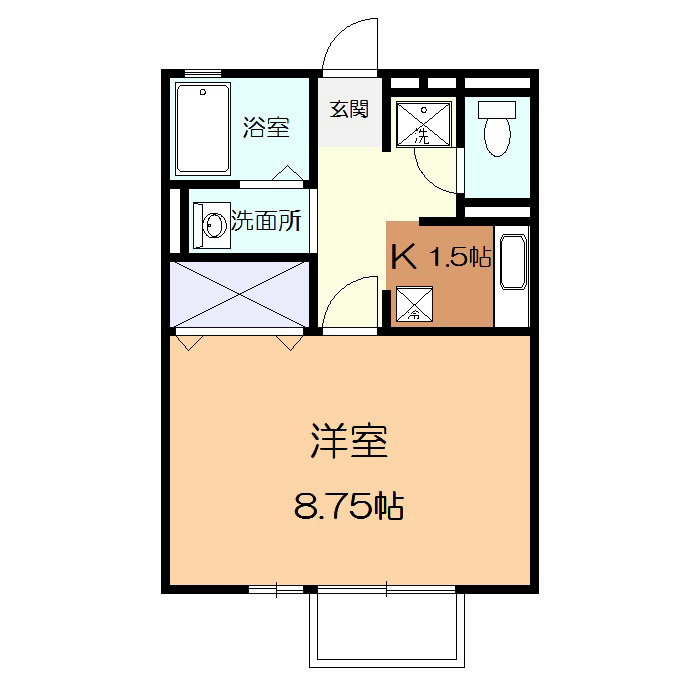 サンハイツⅢの間取り